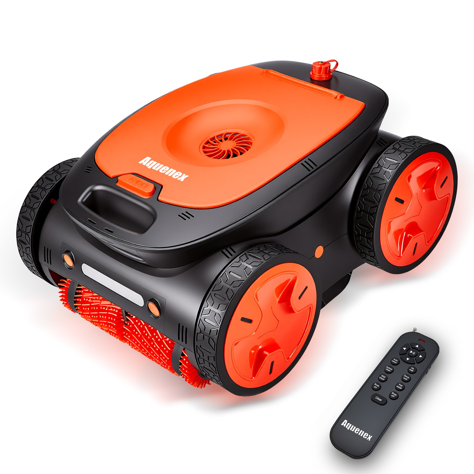 5460GPH Cordless Robotic Pool Cleaner, with Remote Control, Dual Suction, New