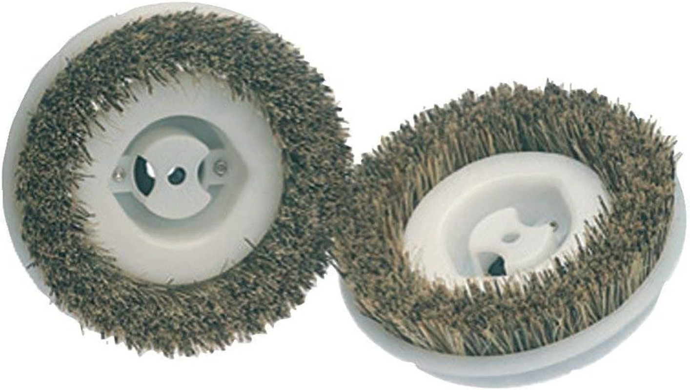 Floor Scrubbing Brushes, Compatible with 12-Inch Floor Polisher, Scrub Brushes w