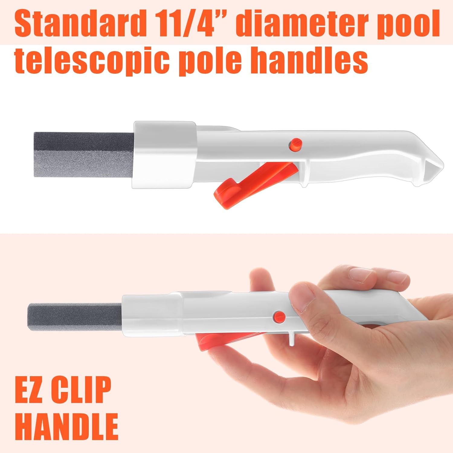 Demissle 6 Pcs Pool Pumice Stone for Cleaning with Handle Stain Eraser Hard Wate
