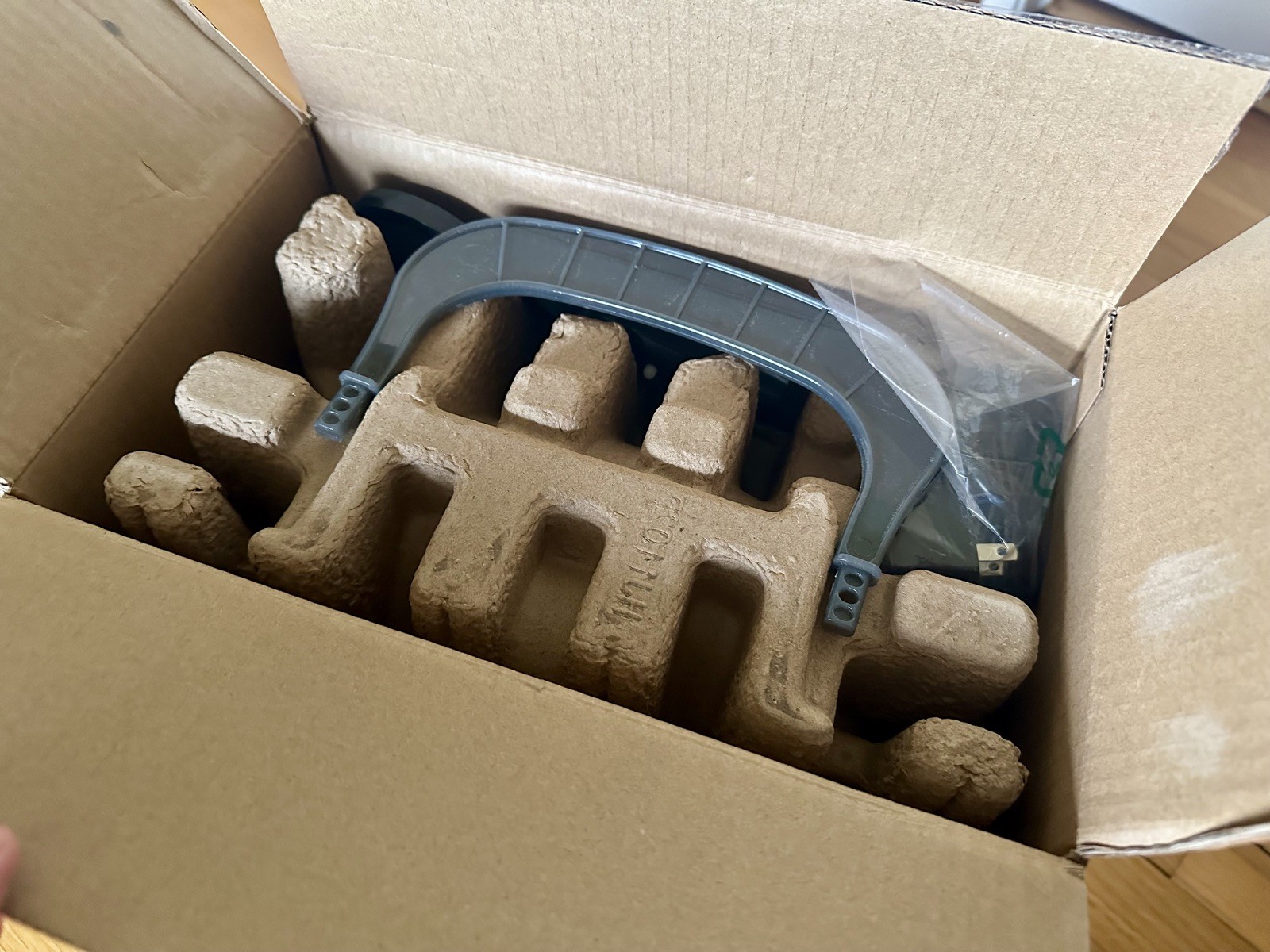 Cordless Robotic Auto Pool Vacuum Cleaner, Self-Parking, 645 Sq.Ft, 60 Min, BLUE