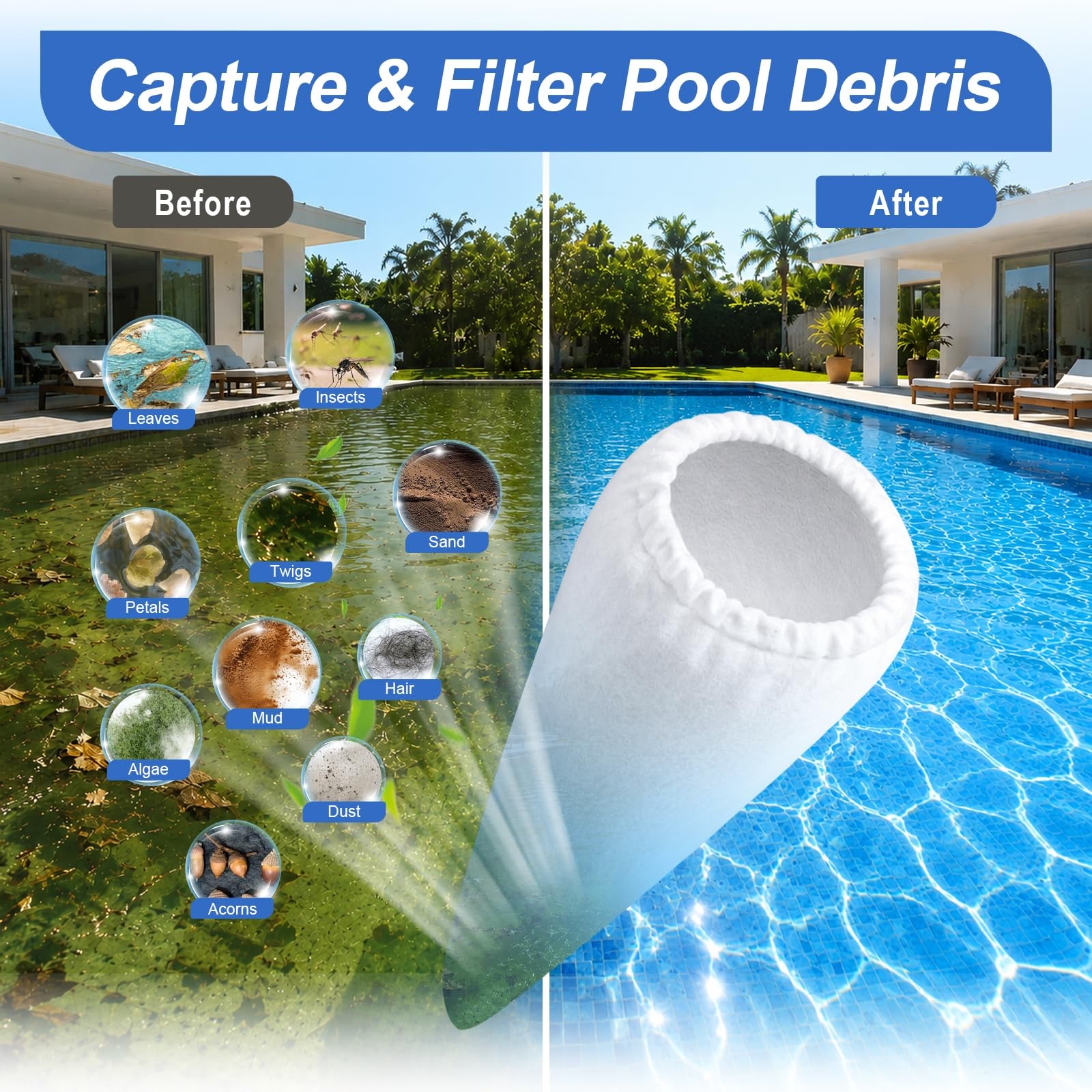 X-treme Multilayer Filter Bag with Pool Blaster Centennial,Pulse,Eclipse,Fusi…