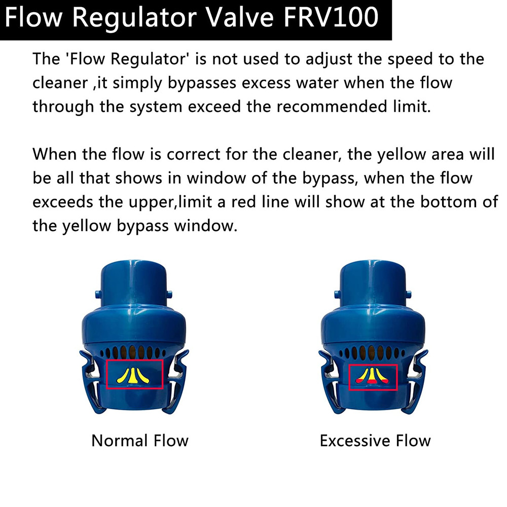 FRV100 Baracuda Flow Regulator Valve for Zodiac MX6 MX8 Inground Pool Cleaners