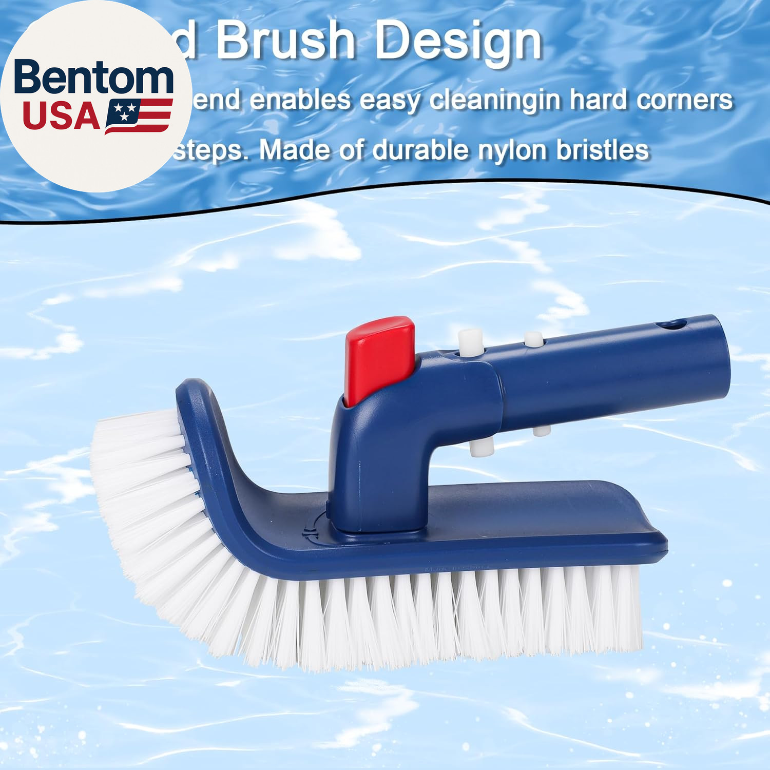 Pool Cleaning Kit Professional Heavy Duty Leaf Skimmer Net, Deep Bag Rake & Wall