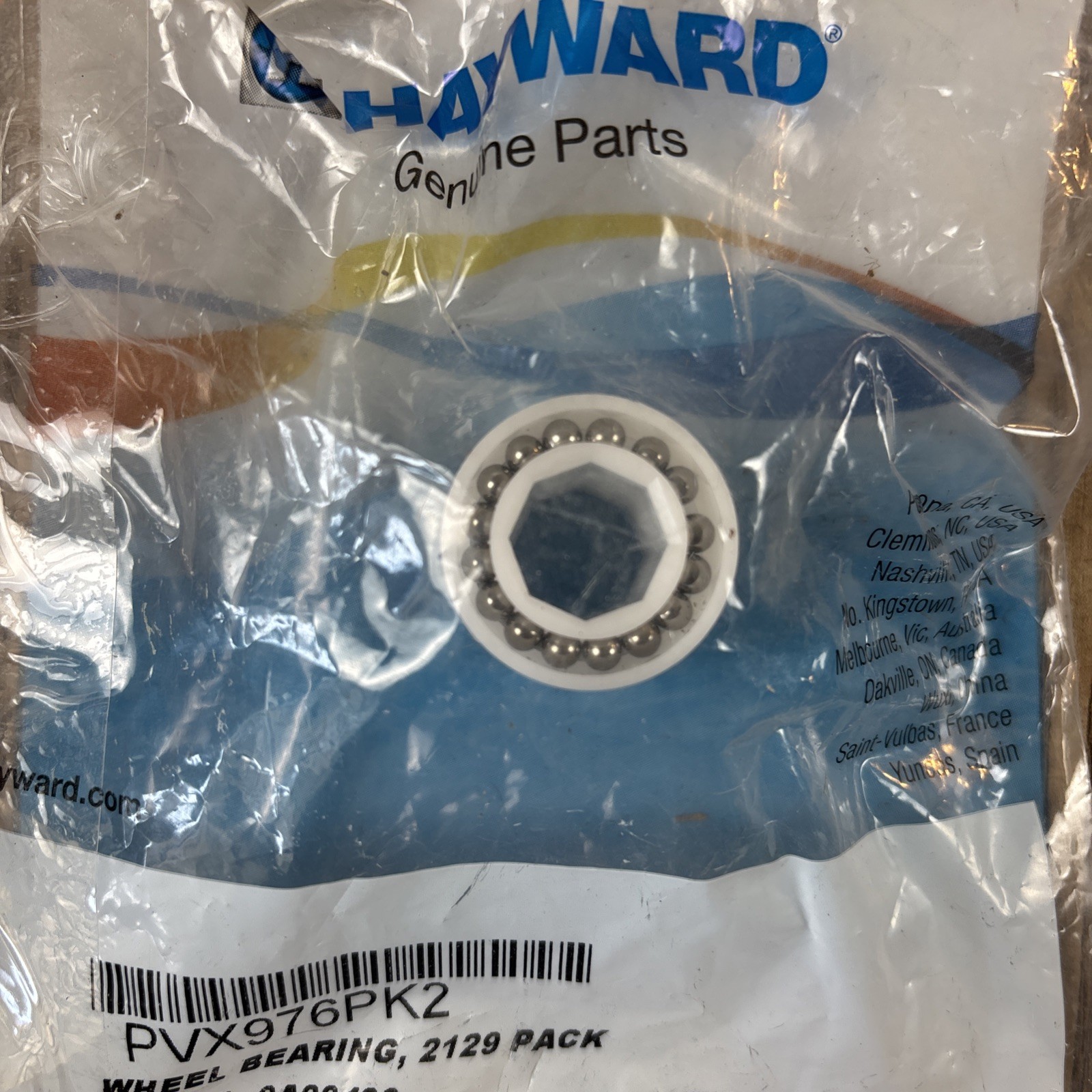 PVX976PK2 Wheel Bearing Repair Kit for Hayward 1 Bearing