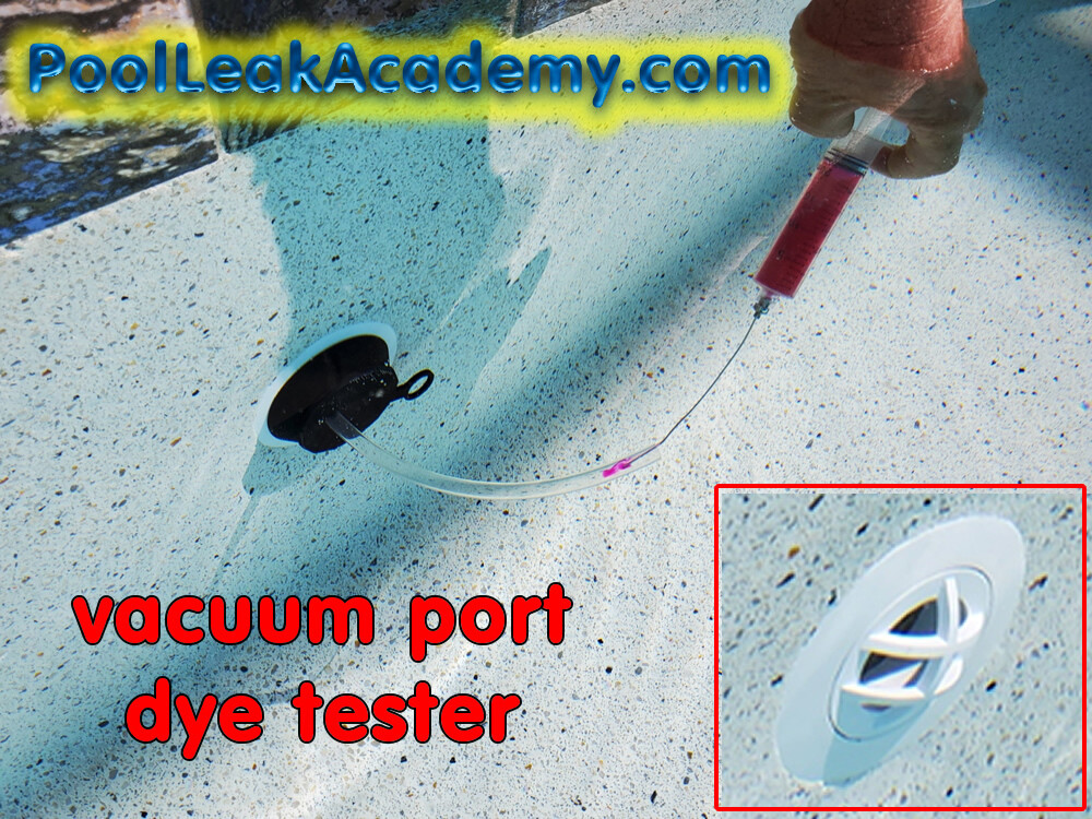SWIMMING POOL LEAK VACUUM GRATE DYE TESTER – REMOVAL TOOL