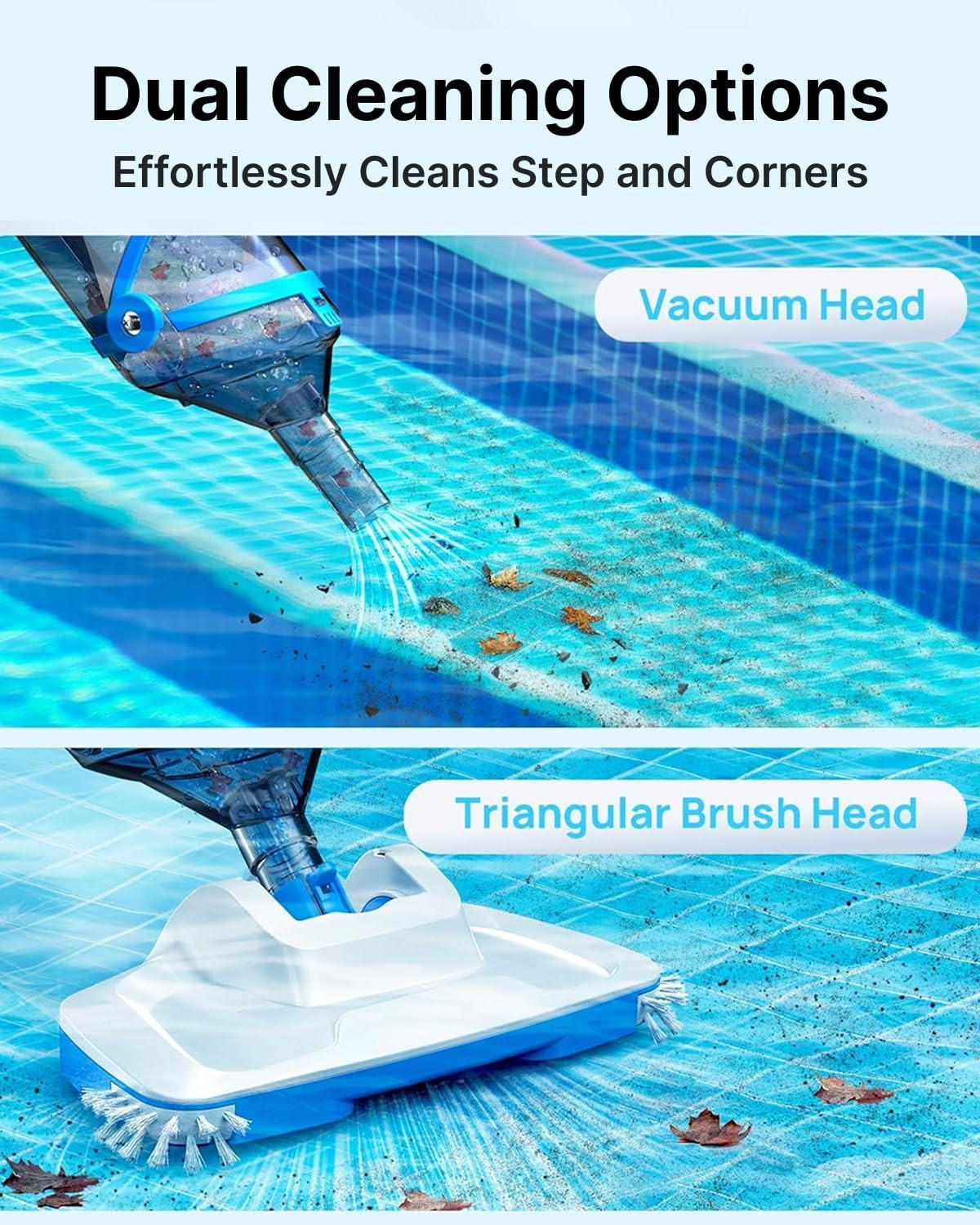 2026 Update for Motor, L2 Pool Vacuum for above Ground & Inground Pools, Recharg