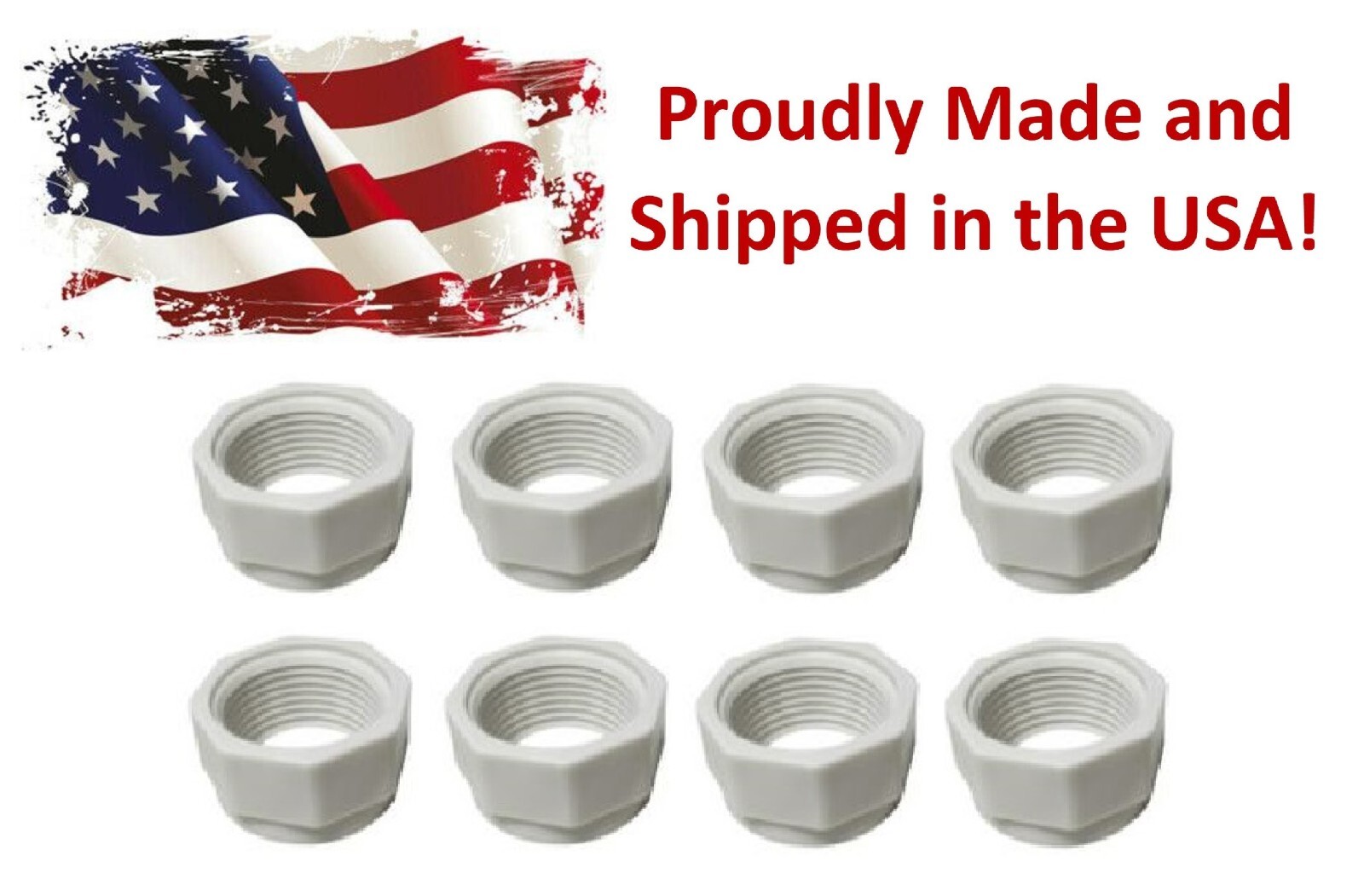 Feed Hose Nut Replacement For Polaris Cleaners 180 280 380 480 D15 D-15 8 Pack