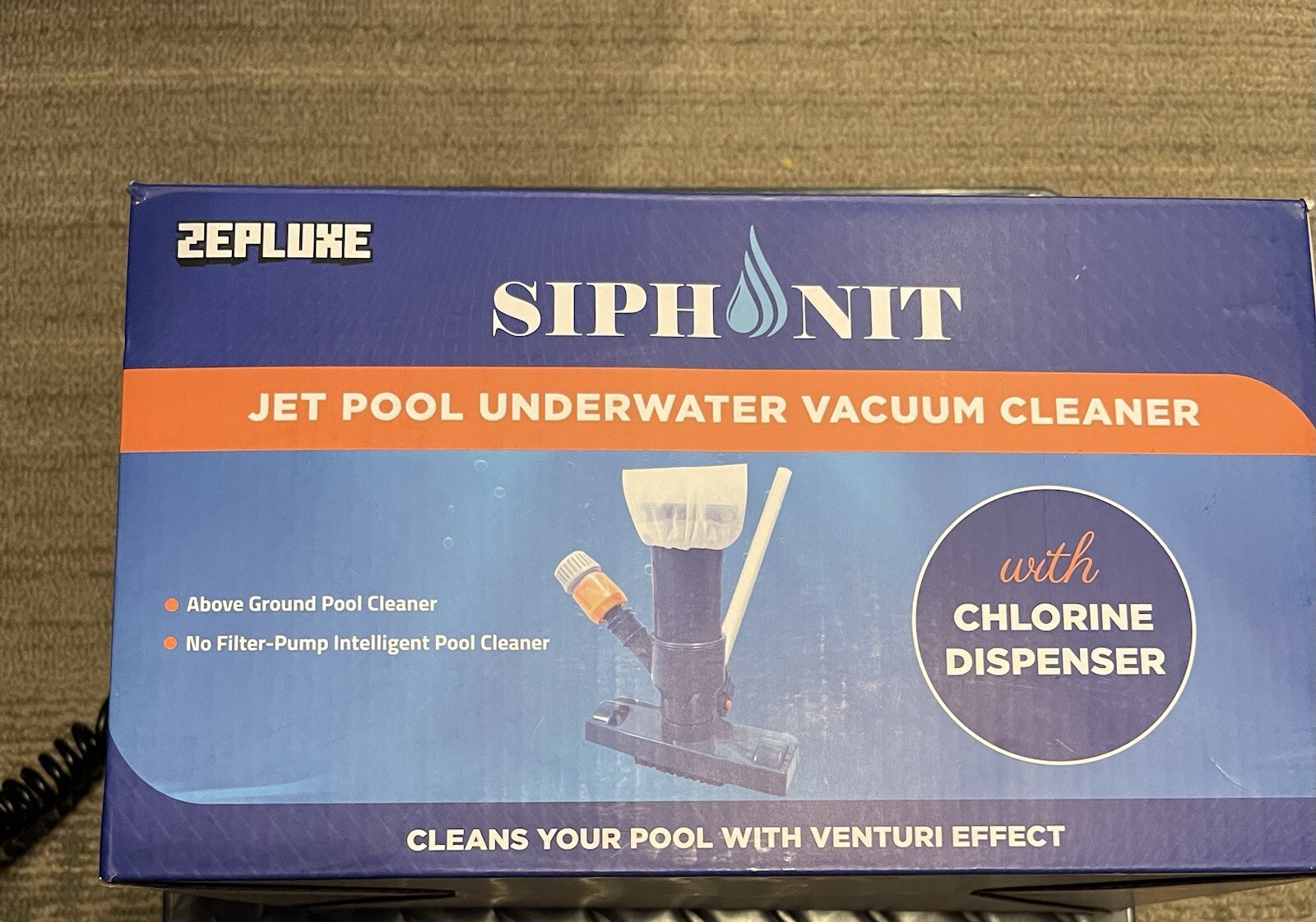 Zepluxe Hand Held Portable Vacuum Pool Cleaner for Above Ground Pools- Ideal …