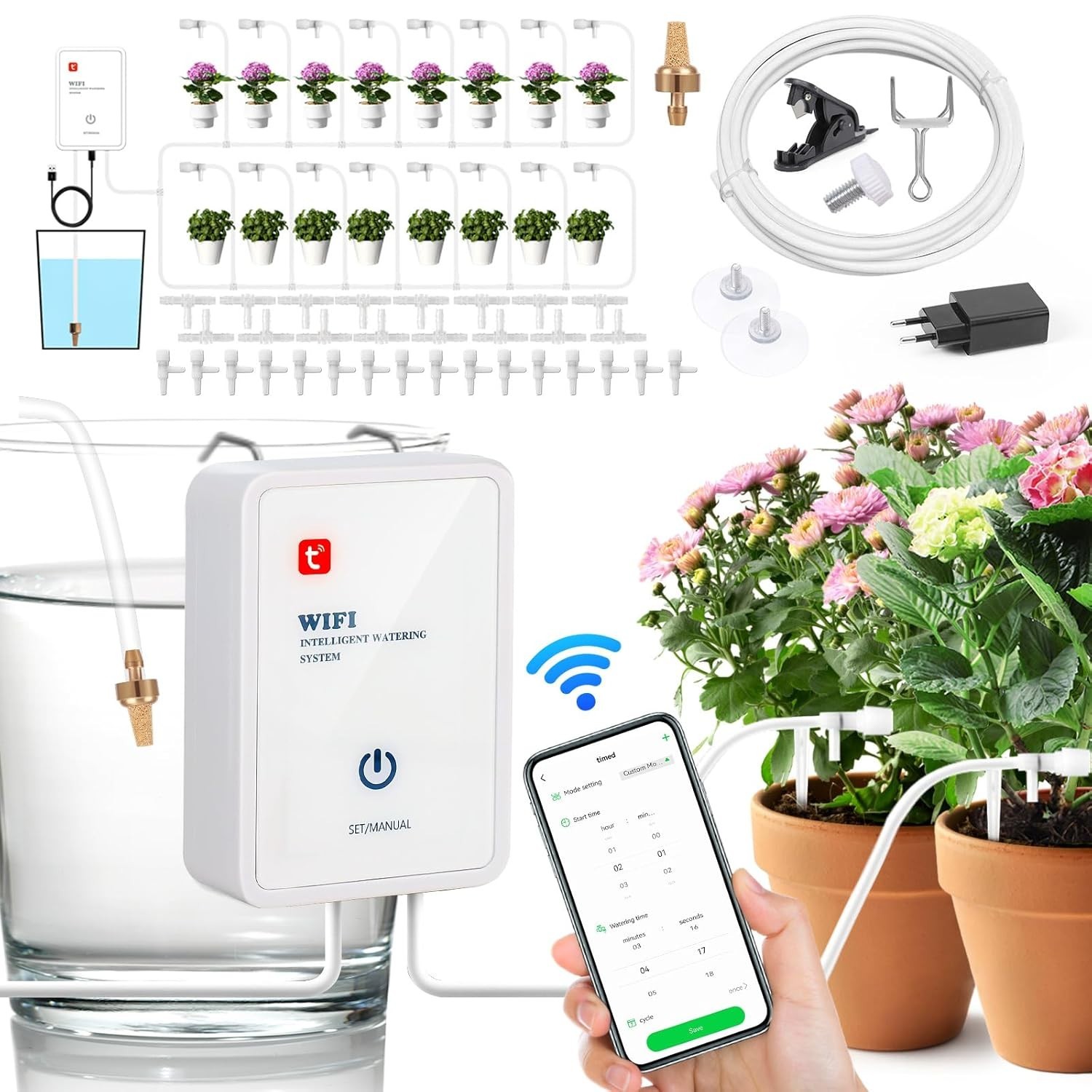 Mooklin Roam WD-01CE Automatic Watering System | App | WiFi
