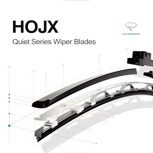 Quiet Front Windshield Wiper Blades 24&Prime; & 17&Prime; – Set of 2