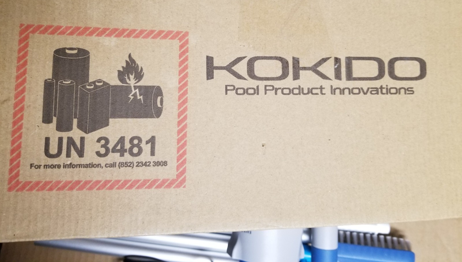 KOKIDO XTROVAC 110 Rechargeable Handheld SWIMMING Pool Vacuum Set Model EV05