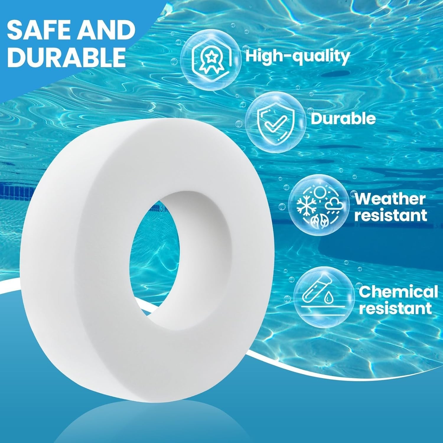 Essential Replacement 4PCS Foam Rings for Dolphin Cleaners – Superior Grip