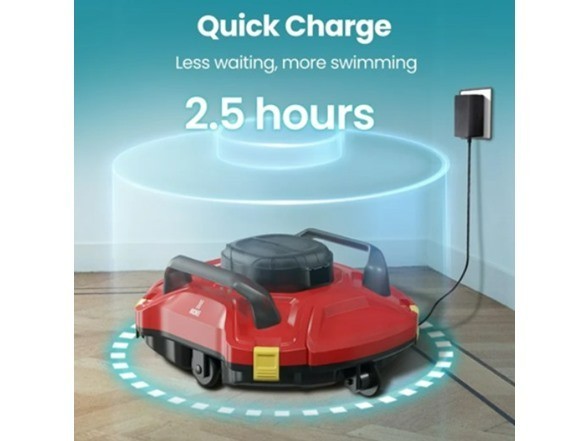 HICHEE P1 Cordless Robotic Automatic Pool Cleaner, 900 sq ft. Battery – NEW