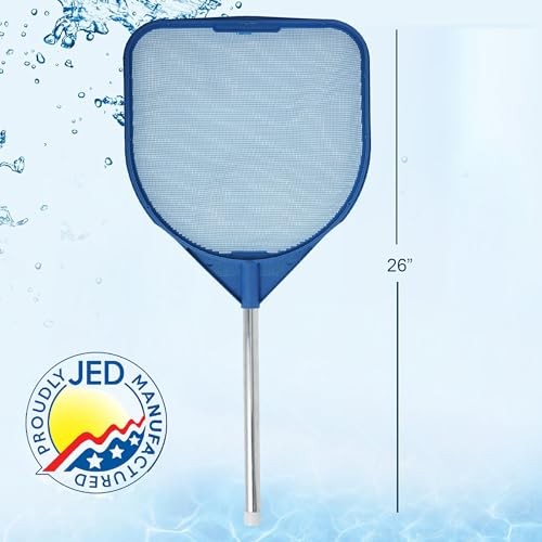 JED Pool Tools Pool Skimmer Net – Handheld Hot Tub Skimmer for Hand Skimmer