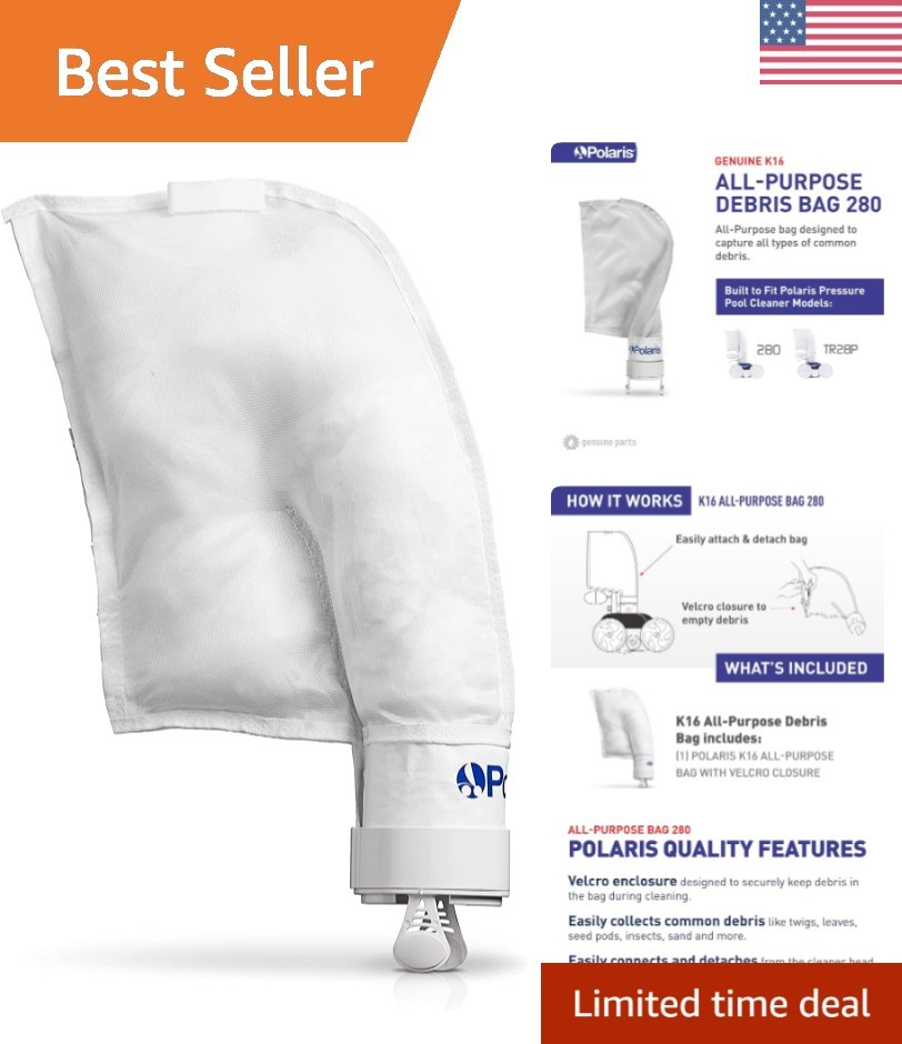 Authentic K13 Debris Zipper Bag for Efficient Pool Cleaning – Fits 280 & TR28P