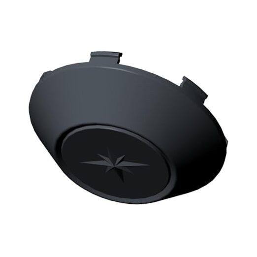 RZR Flush Rim Center Cap, Flash Black, Genuine OEM Part 1523153-655, Qty 1