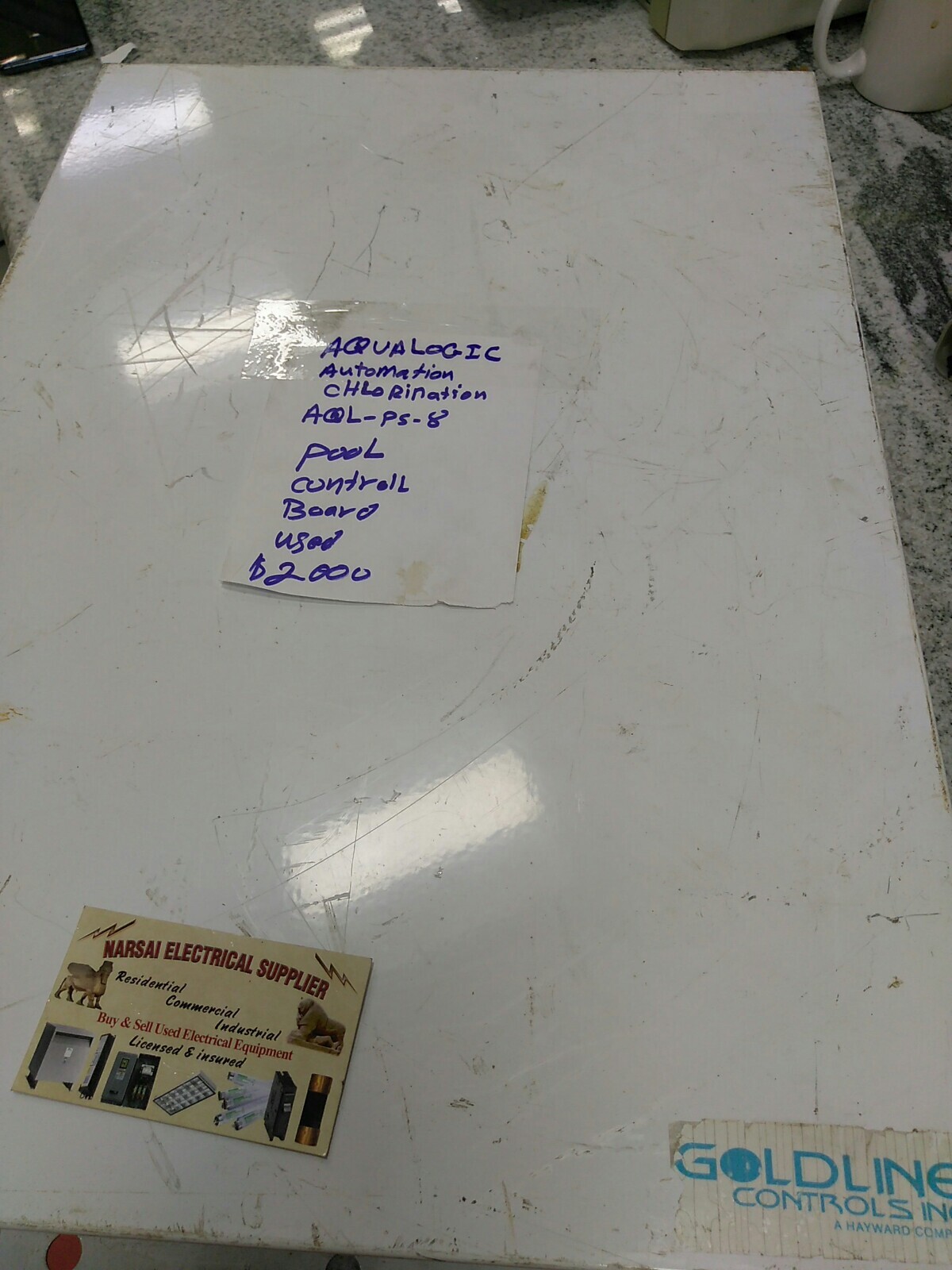 GOLDLINE Aqua LOGIC Automation CHLO RINATION AQL-PS-8 POOL Control Board (B6E