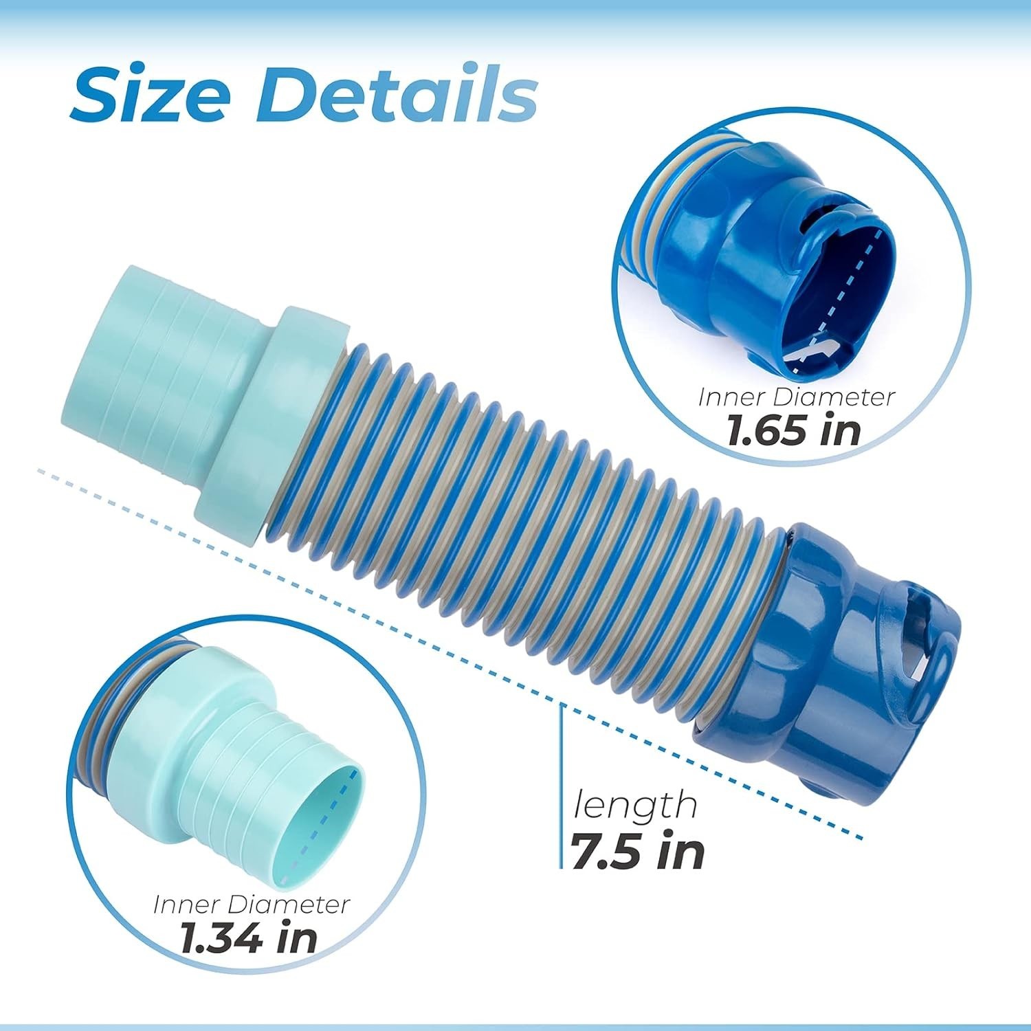 Durable Twist Lock Pool Vacuum Adapter for Baracuda and Zodiac