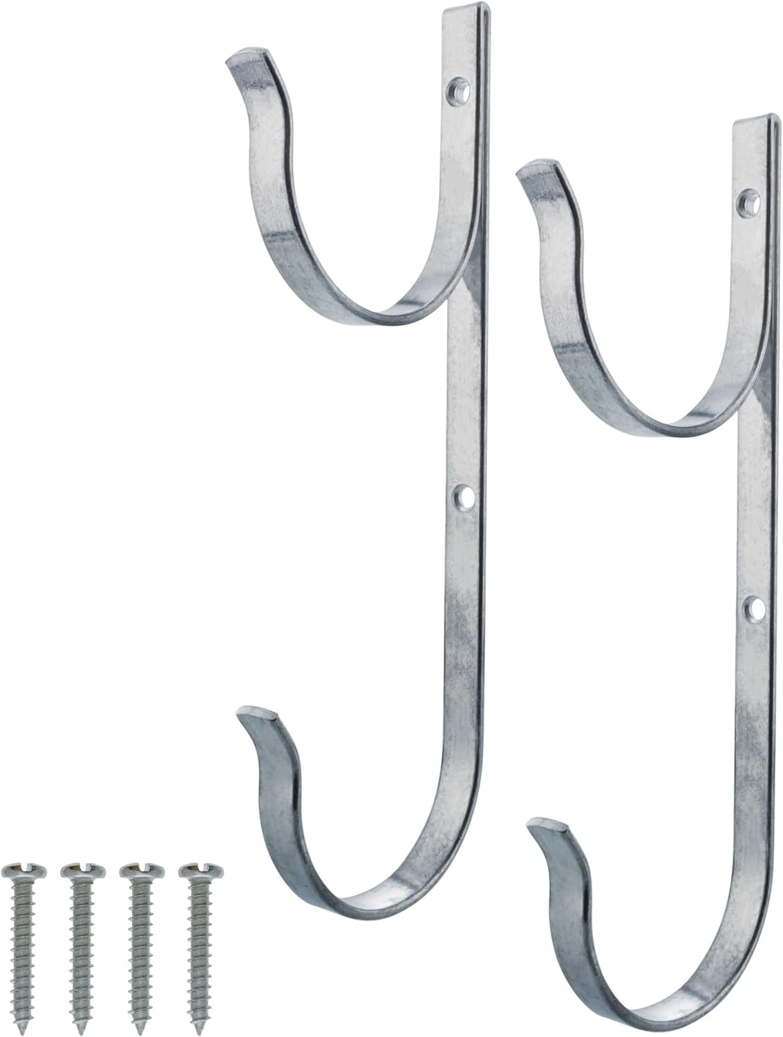 Pool Pole Hanger – 2 Aluminum Pool Hooks for Poles – Equipment Fence Hook for Ne