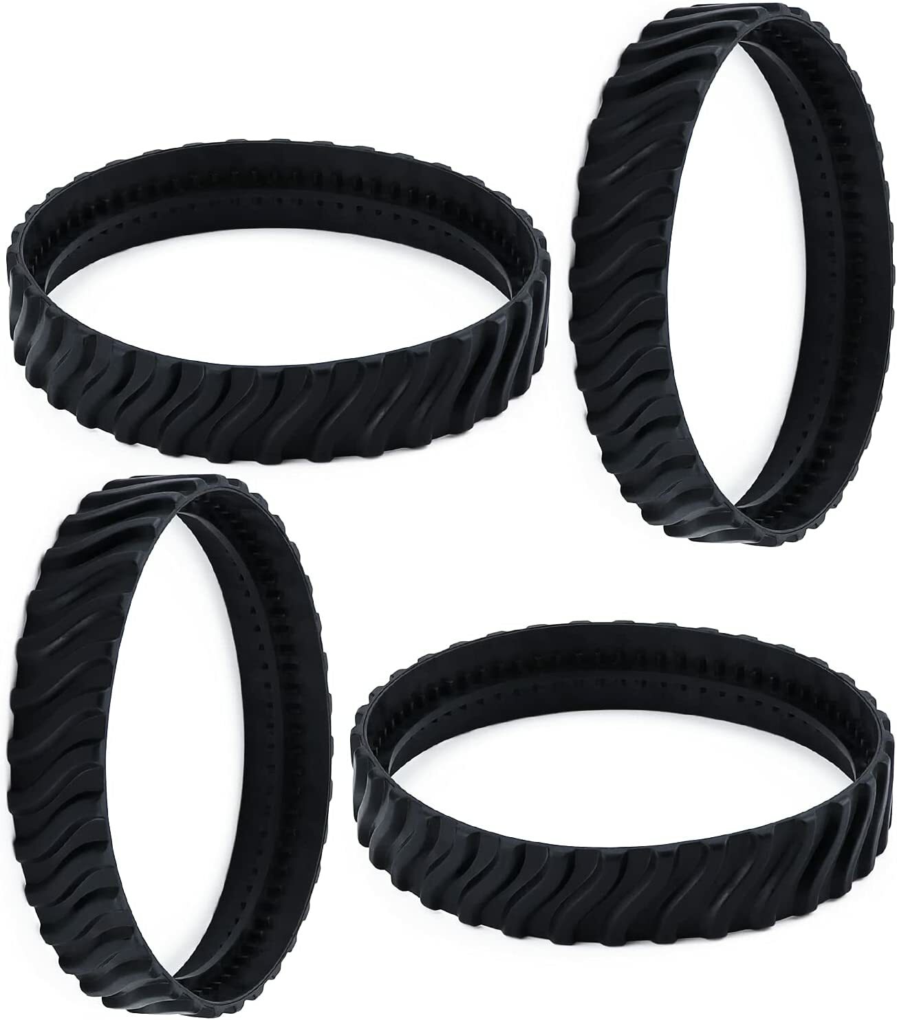 R0526100 Zodiac Baracuda Pool Cleaner Tire Wheel MX8/MX6 2-PACK (4 Tracks)