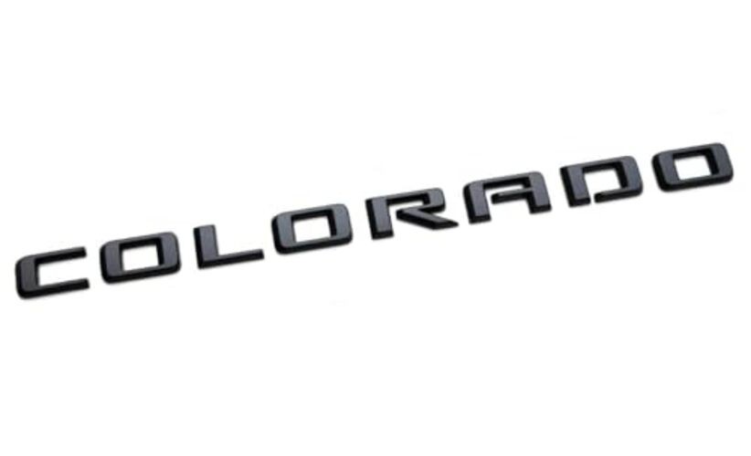 3pack OEM Colorado & LT Emblem 3D Letters Badges fits Replacement 3+LT black