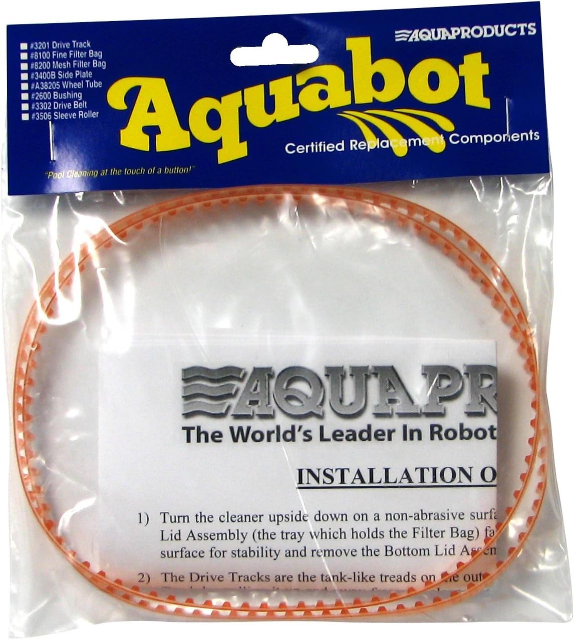 Efficient Replacement Drive Belts for Non-Jet AquaMAX & UltraMAX Pool Cleaners