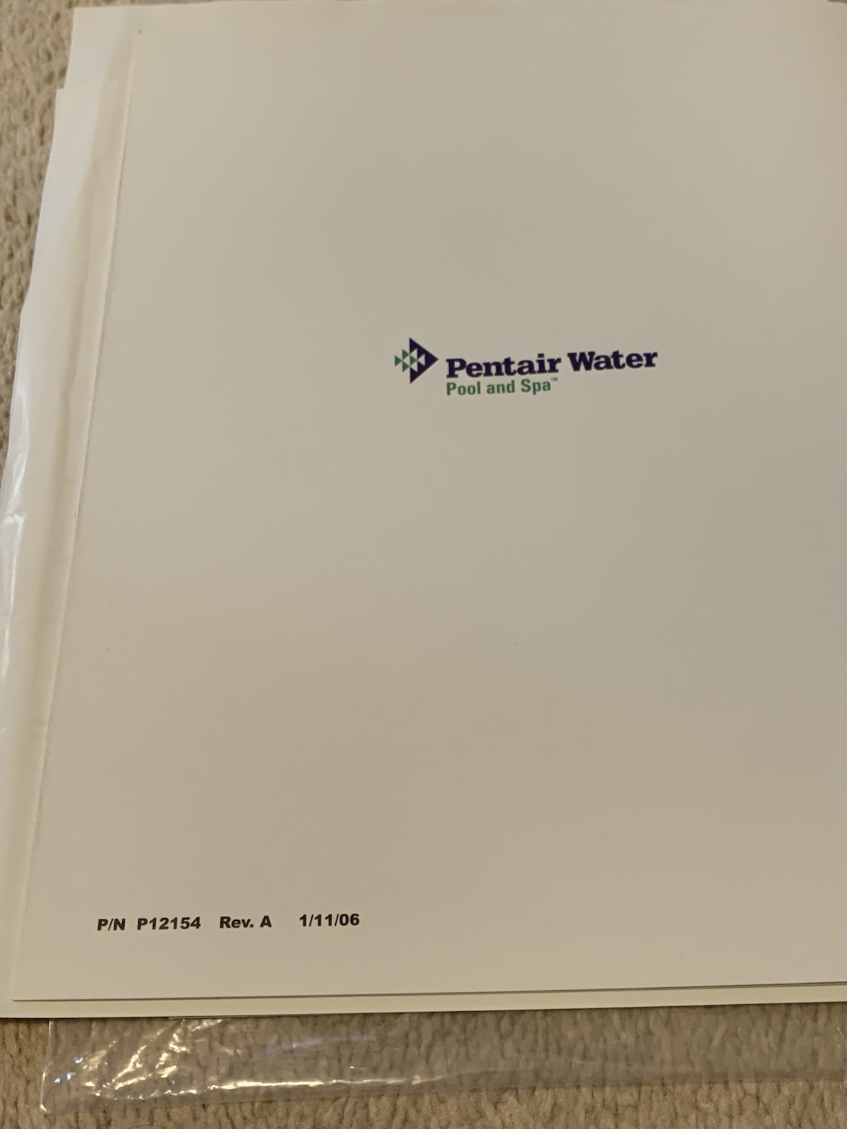 Pentair Prowler 720 & 730 Unground Pool Cleaner installation users guide