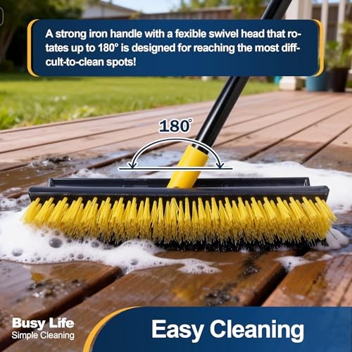Double-Sided Floor Scrub Brush Triangle Brush Corner Crevice Color One
