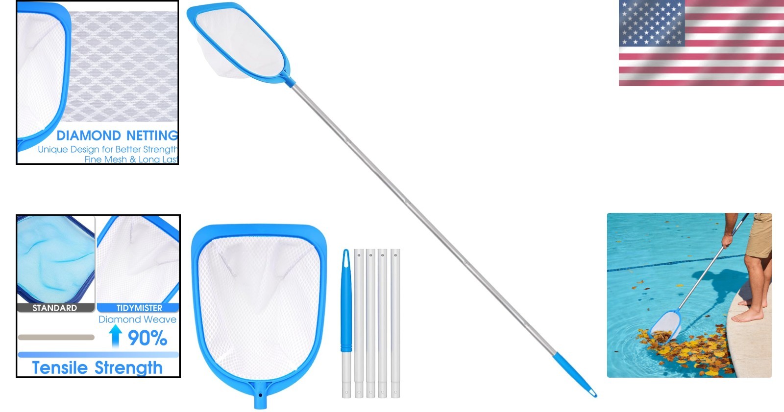 Efficient 62 » Pool Skimmer Net – Lightweight and Easy to Use for Daily Cleaning