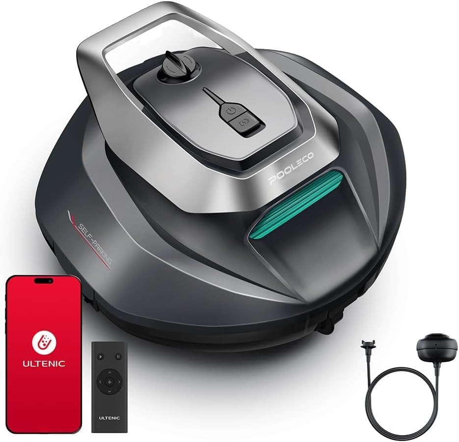 Cordless Robotic Pool Cleaner with Remote Control, 90 Min Runtime, Fast Charg…