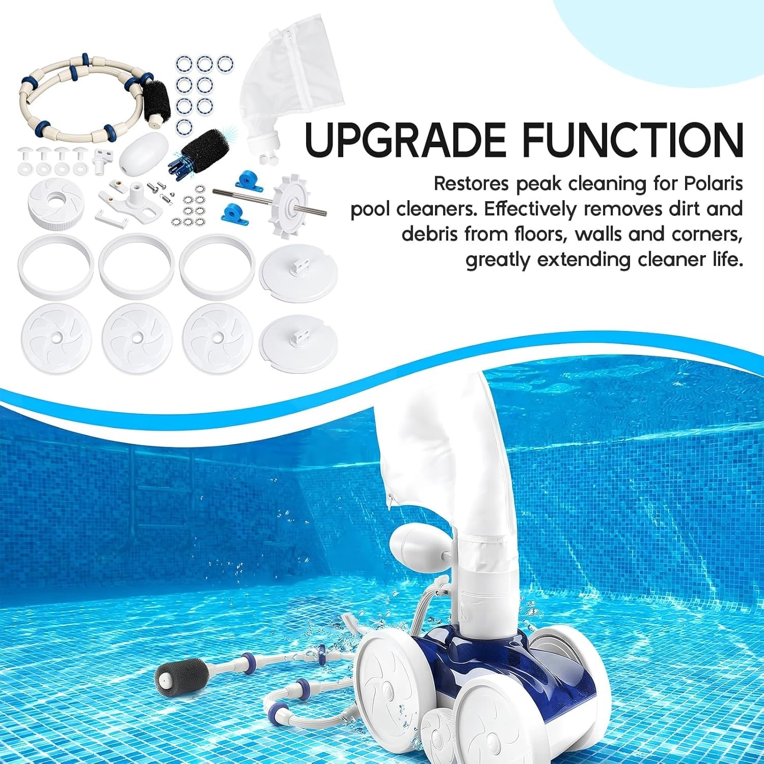 Polaris Zodiac 280 TR28P Upgraded Pool Cleaner Repair Kit – All Parts Included