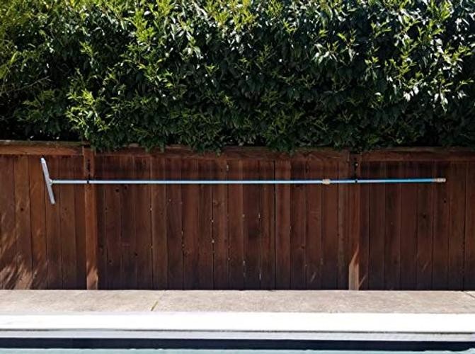 Pool Pole Hanger Premium Aluminium Holder Set by , Ideal Hooks for 4pc Black