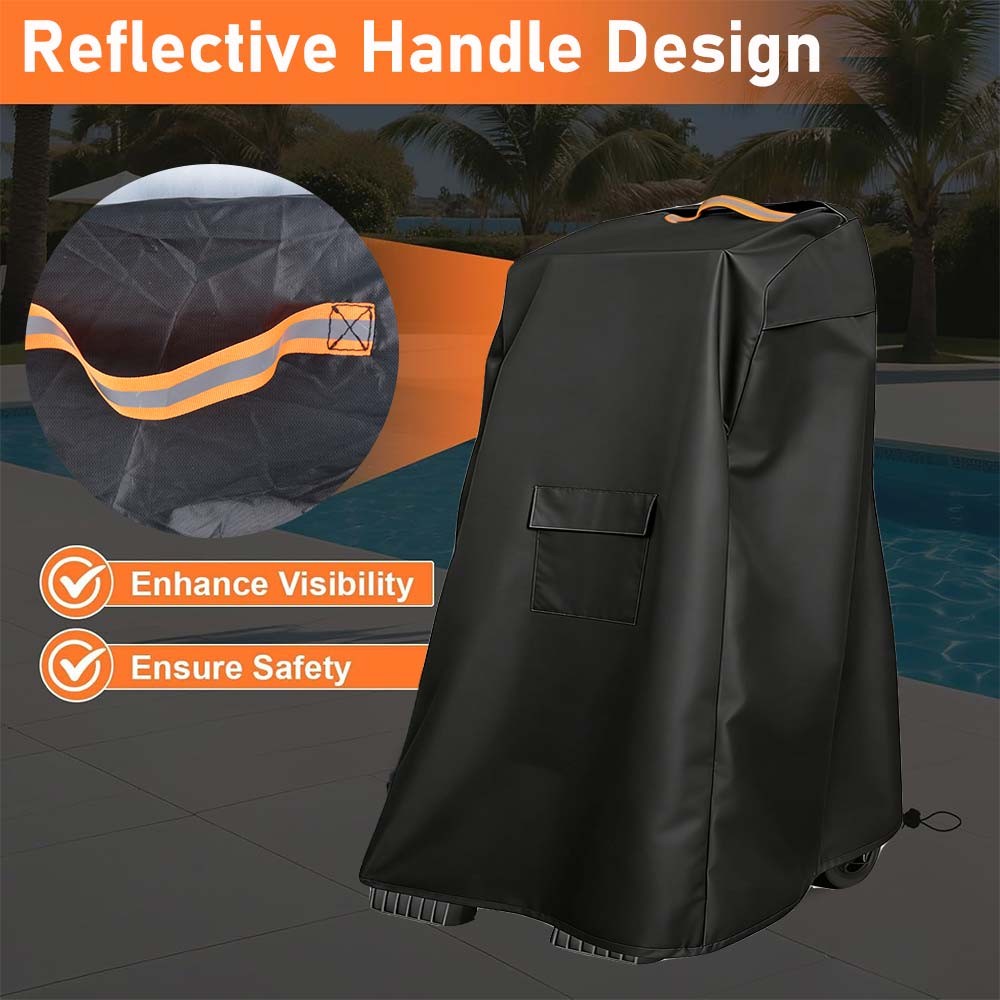 Heavy Duty Caddy Cover Waterproof Robotic Pool Cleaner UV Dust Protector Tarp