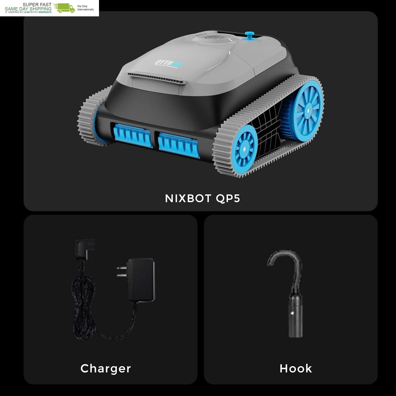Cordless Pool Vacuum for Inground Pools, Dual-Motor Turbine System, Robotic Pool