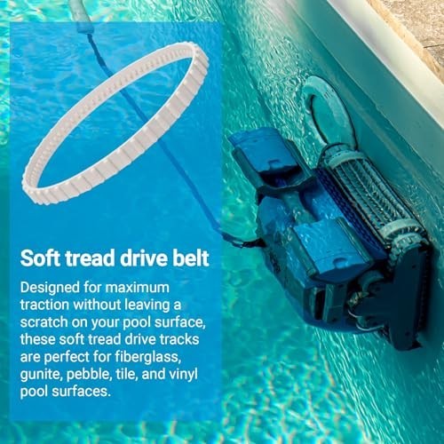 2 Pack Premium Heavy-Duty Rubber Drive Belts for Aquavac Tiger Shark & SharkVac