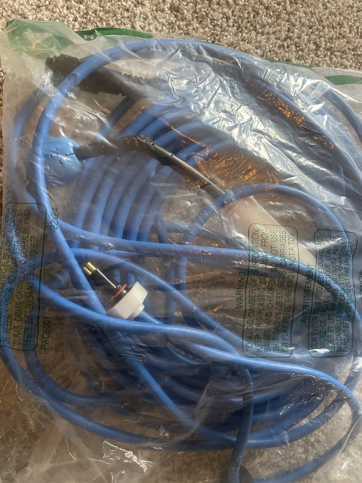 Zymurgoes Pool Cleaner Cable w/ Swivel – 2 Wire 60FT “ OPEN BOX “