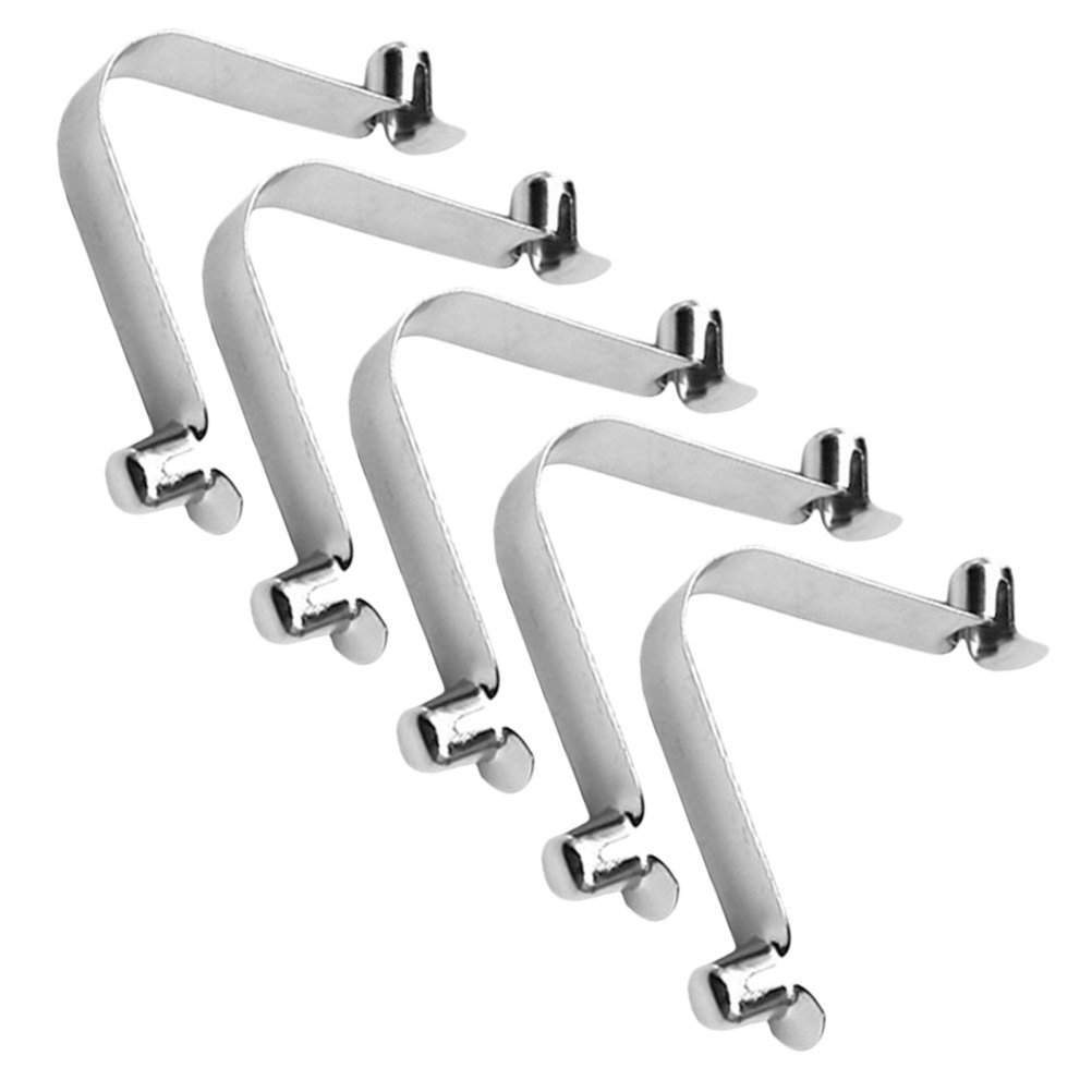 5pcs Stainless Steel Pool Pole Clips – 8mm V-Shape Butterfly Pool Clip – Double