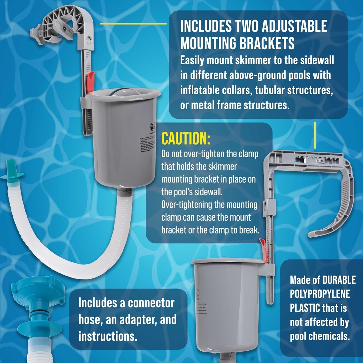 Pool Accessories Kit – Easy Installation, Clean Surface