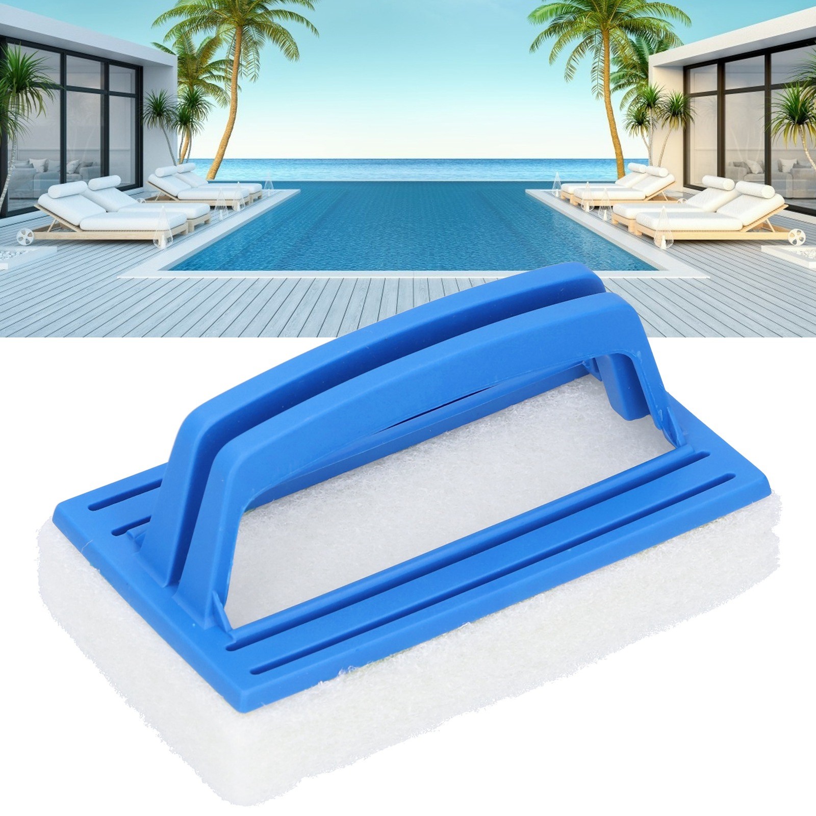 Handheld Sponge Brush Pool Hand Scrub Cleaning Brush Swimming Pool Cleaning