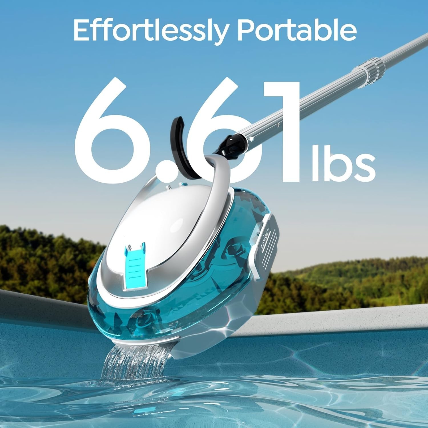 BRINBO S2 Cordless Robotic Pool Cleaner Above Ground Pool Vacuum