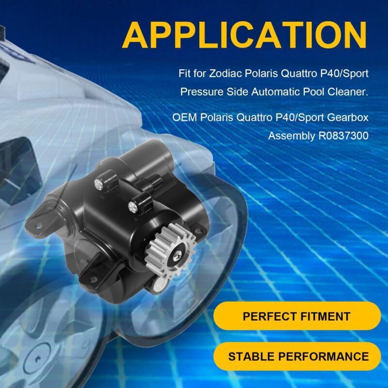 Replacement For Polaris Quattro P40/Sport Gearbox Assembly R0837300 Pool Cleaner