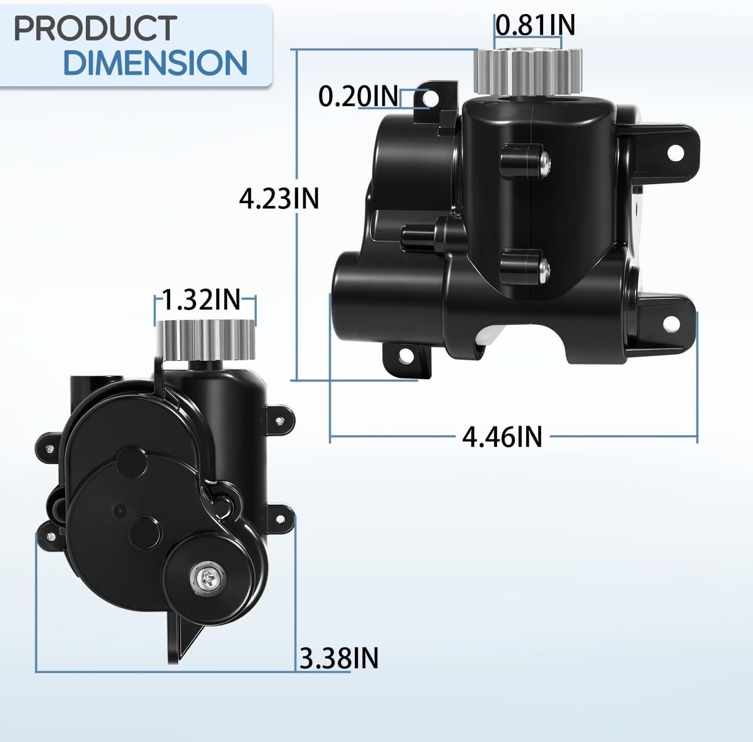 for Polaris Quattro P40/Sport Pressure Pool Cleaner R0837300 Gearbox Assembly