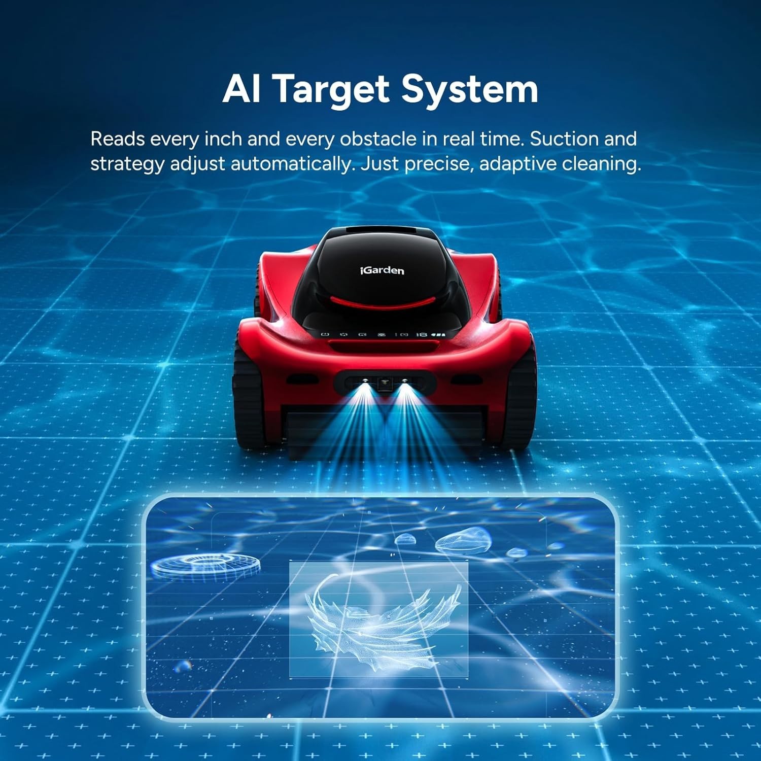 iGarden Robotic Pool Cleaner M1 AI Series Excellent Condition Used Once for Demo