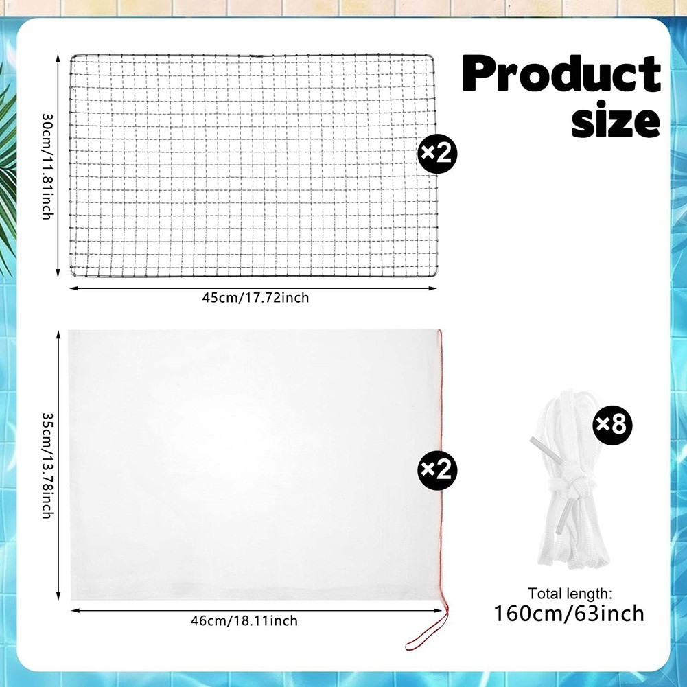 Skimmer For Pool Pool Skimmer Guard Easy To Install Rust-resistant Material