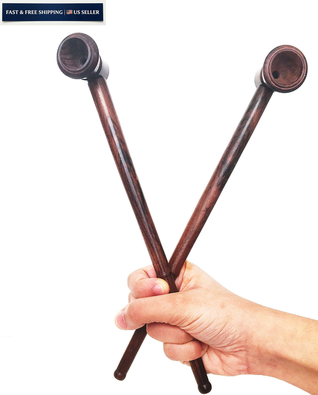 Handcrafted 10 Inch (Pack of 1), Pear Wood (light brownish color)