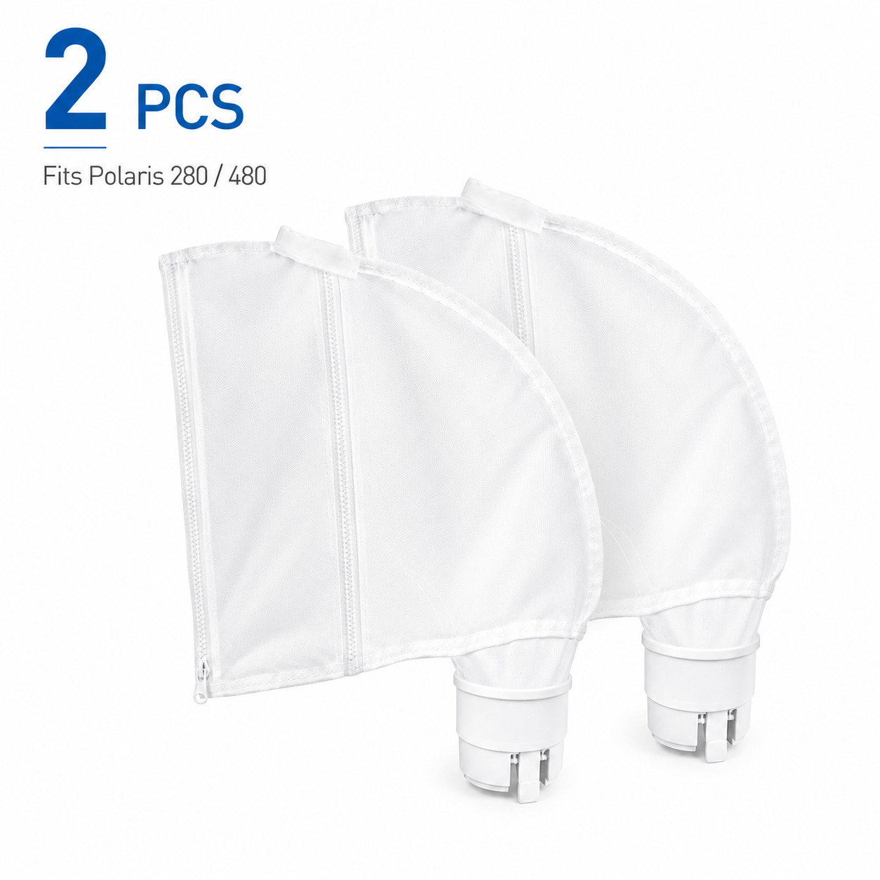 2Pcs Pool Cleaner Bags All Purpose Filter Bag Replacement for Polaris 280 ,480