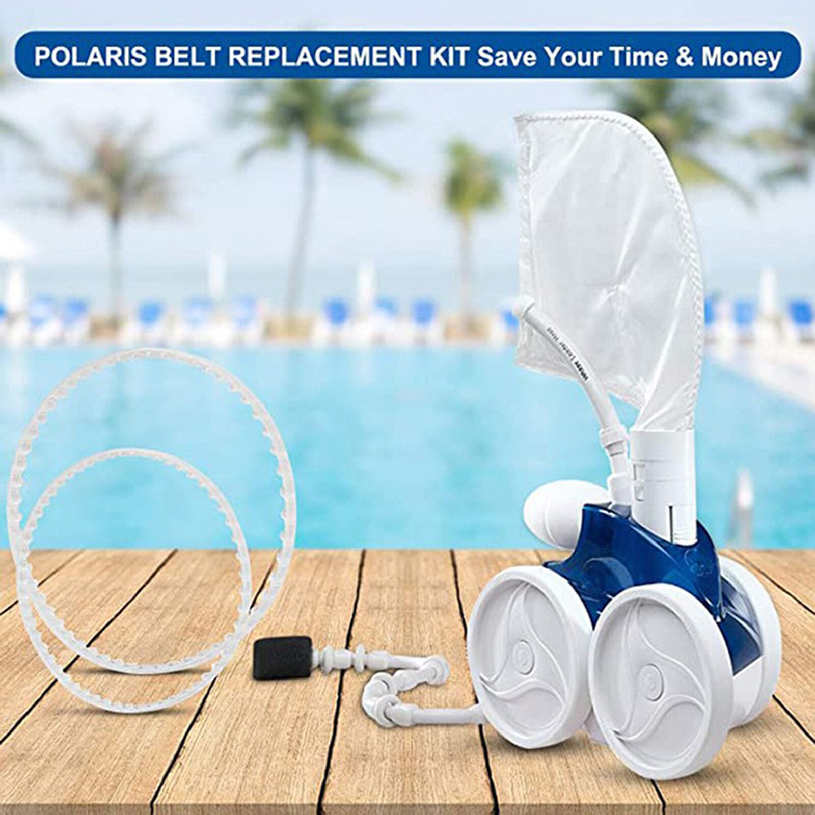 Pool Cleaner Drive Belts 360/380 Replacement Kit for Polaris Pool Cleaning Robot