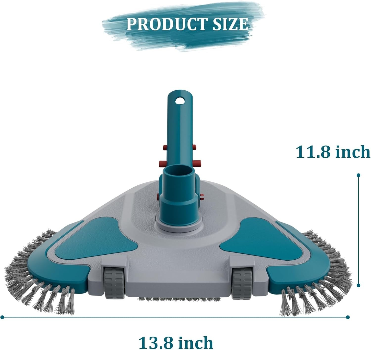 Universal Fit Pool Vacuum Head: Lightweight & Robust for Quick Surface Cleaning
