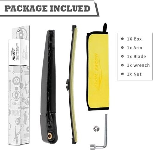 Rear Wiper Arm & Blade Kit,Exact-Fit Replacement for Ford Bronco Sport CX430
