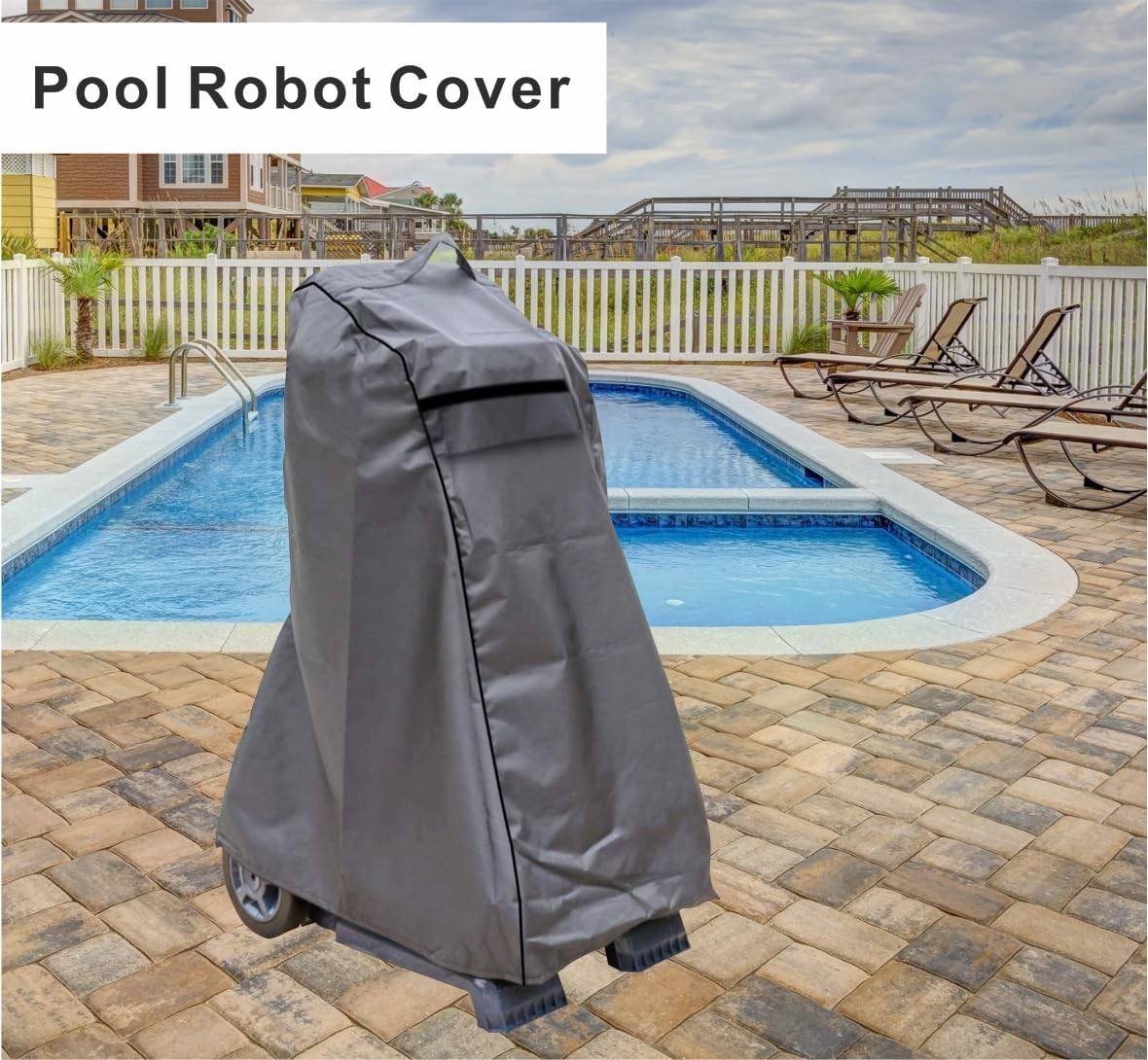 Pool Robotic Cleaner Cover – Universal Fit for Dolphin, Pentair, Polaris Pool…
